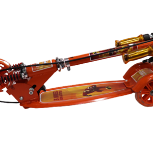 اسکوتر سه چرخ ژله ای چراغ دار نارنجی طرح شگفت انگیزان-اسباب بازی